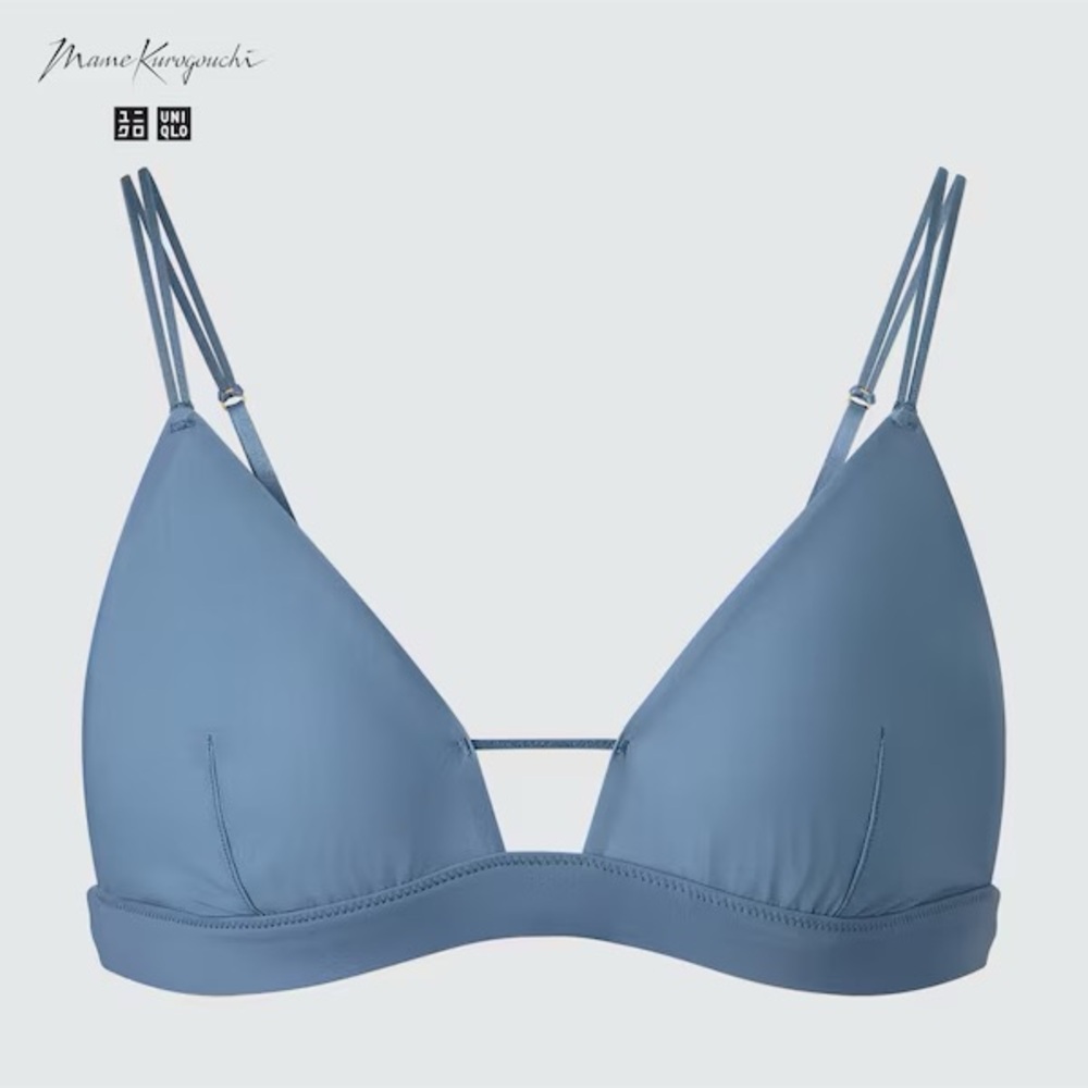 Uniqlo Wireless Bra (Sheer Triangle) (Mame Kurogouchi) M